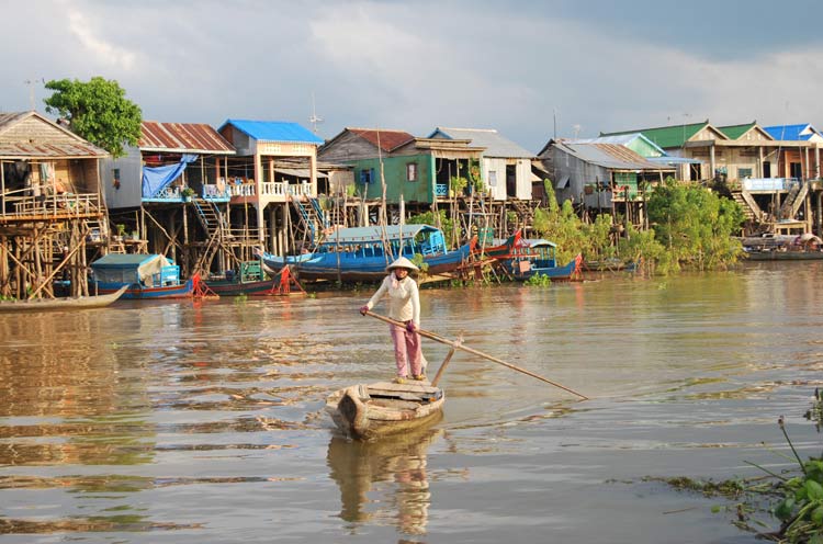 Villaggi Galleggianti Kompong Chhnang Cambogia