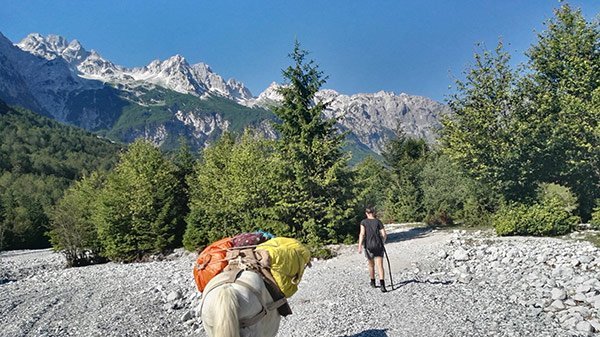 Percorso Trekking Valbona Theth Albania