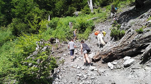 Percorso Trekking Valbona Theth Albania