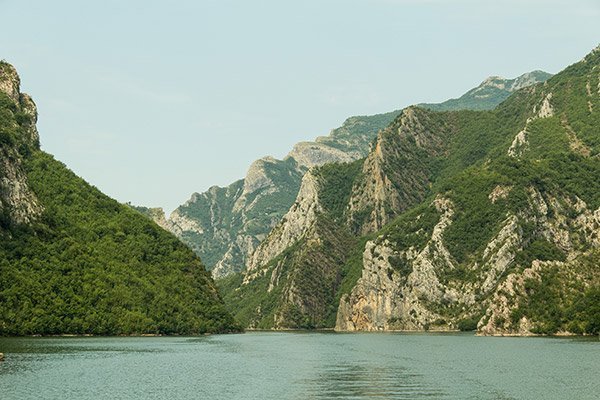 Lago Koman Albania Foto