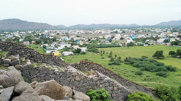 Gingee Città Fortificata Tamil Nadu India