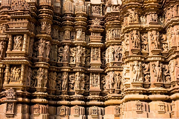 Khajuraho India Templi Kamasutra Erotismo