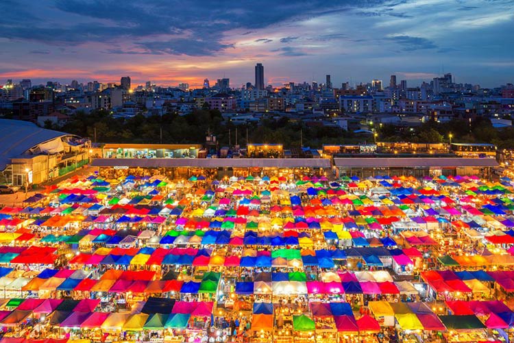 Chatuchak Market Bangkok Mercato Piu Grande Asia