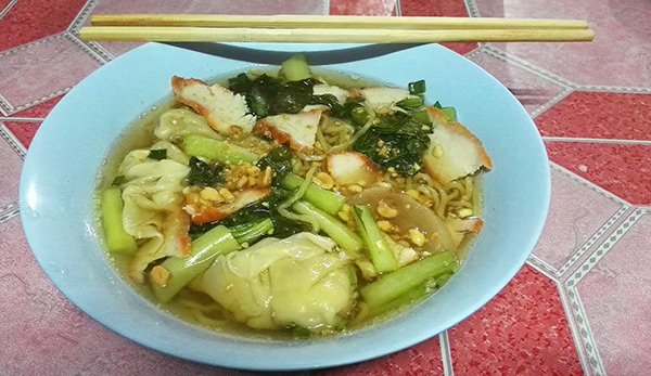 Zuppa Noodles Piatto Cucina Thailandese