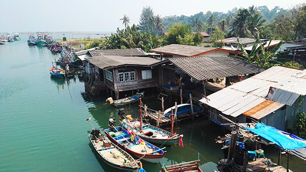 Thung Wua Laen Chumpon Spiaggia Deserta Thailandia