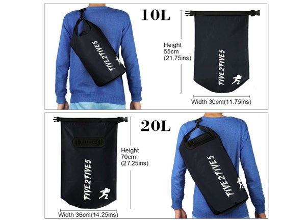 Sacca impermeabile (waterproof) da viaggio: proteggere i beni preziosi