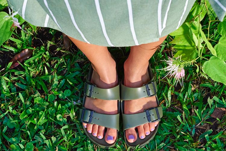 Il migliore sandalo da viaggio: Birkenstock in gomma