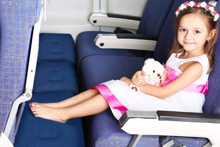 Cuscino Poggiapiedi Gonfiabile Da Viaggio - Regolabile In Altezza, Per Aereo, Ufficio E Casa - Foto 8