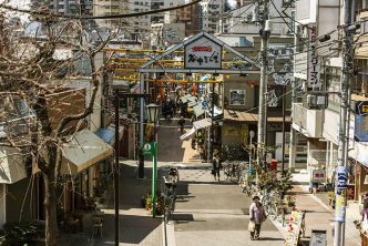 Vecchia Tokyo Shitamachi Quartieri Antichi Tradizionali