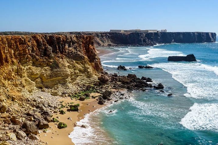 Scogliere Sagres Cabo Sao Vicente Algarve Gita Lagos